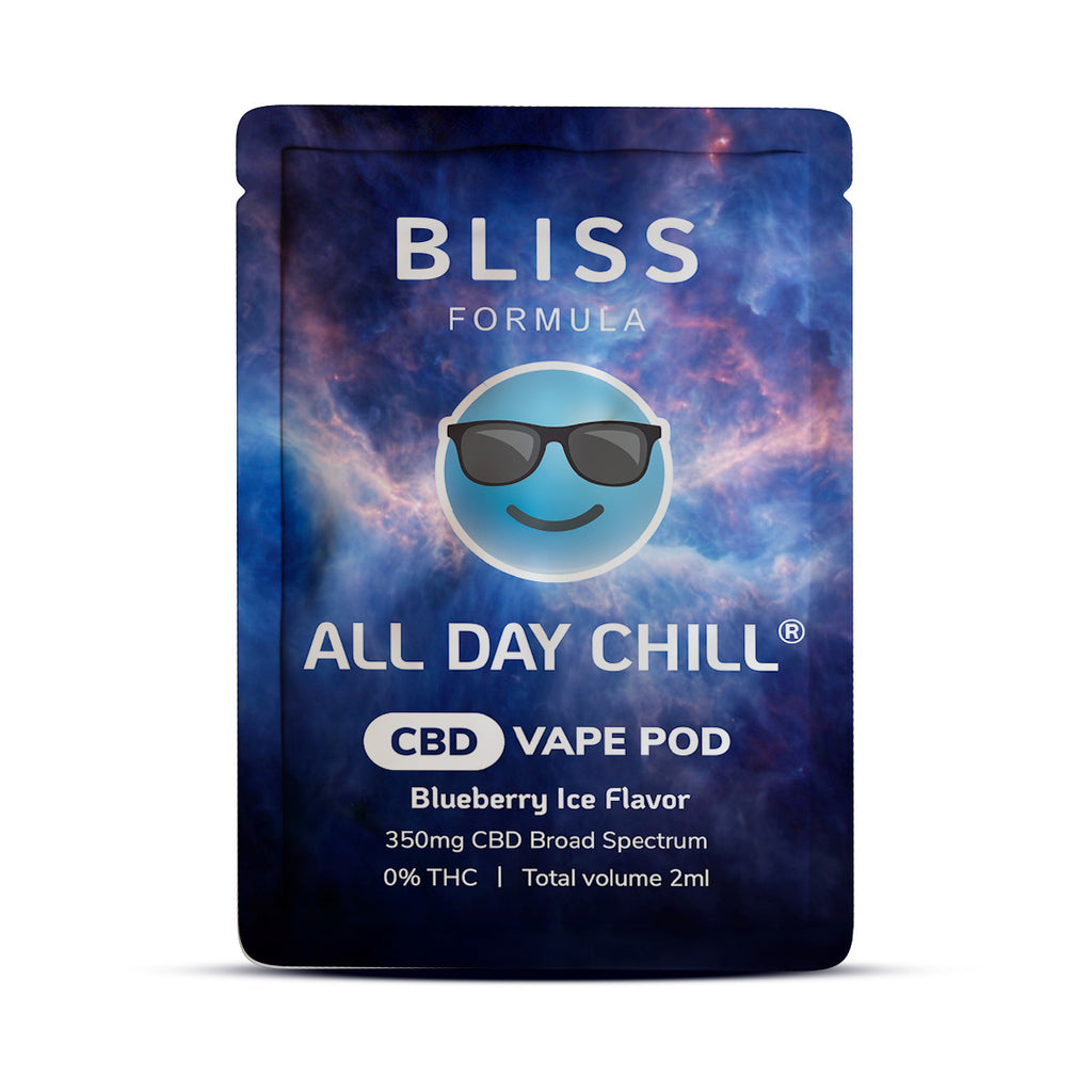 ALL DAY CHILL® VAPE PODS | 350MG - 3500MG BROAD SPECTRUM CBD | 2ML PER UNIT